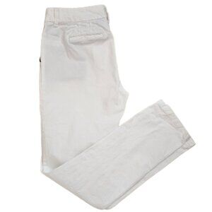 Tommy Hilfiger White Hampton Chino Pant